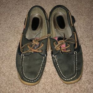 Sperry Women’s Bluefish - Navy w/ Plaid